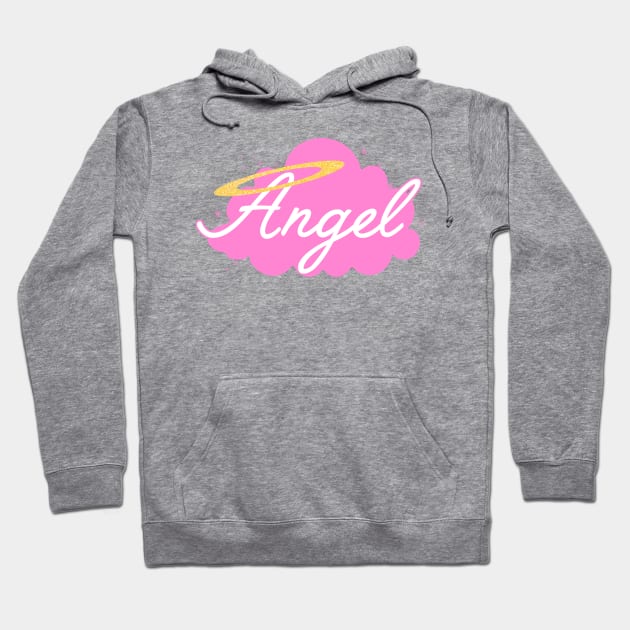 Y2K Angel Pink Hoodie by lolosenese